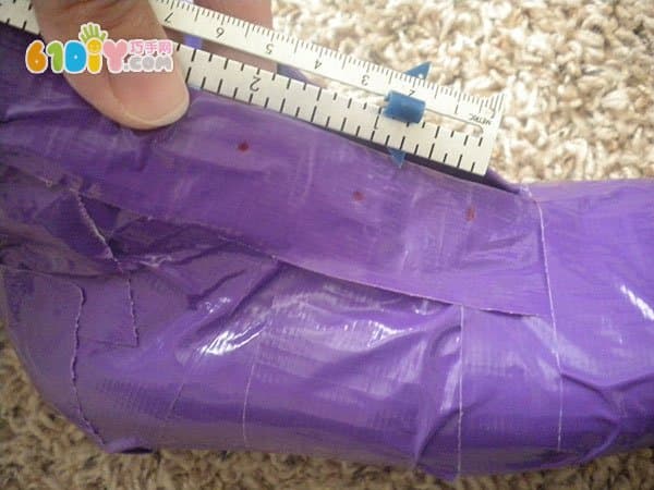 Dress up props DIY tape making boots