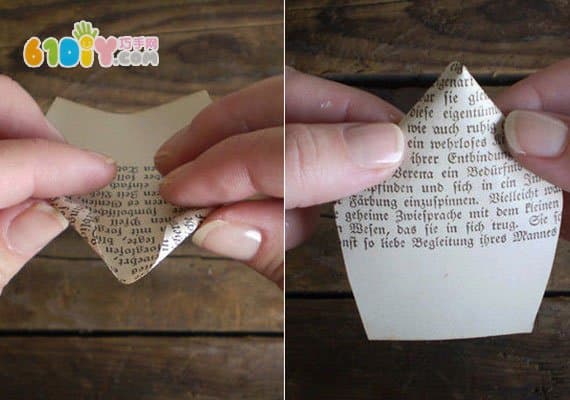 Old newspaper rose making tutorial