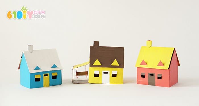 Waste Utilization Parent-Child DIY Cardboard Small House