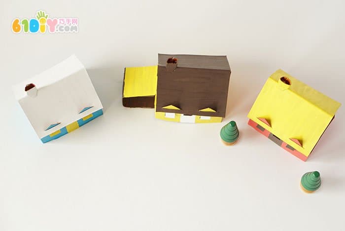Waste Utilization Parent-Child DIY Cardboard Small House