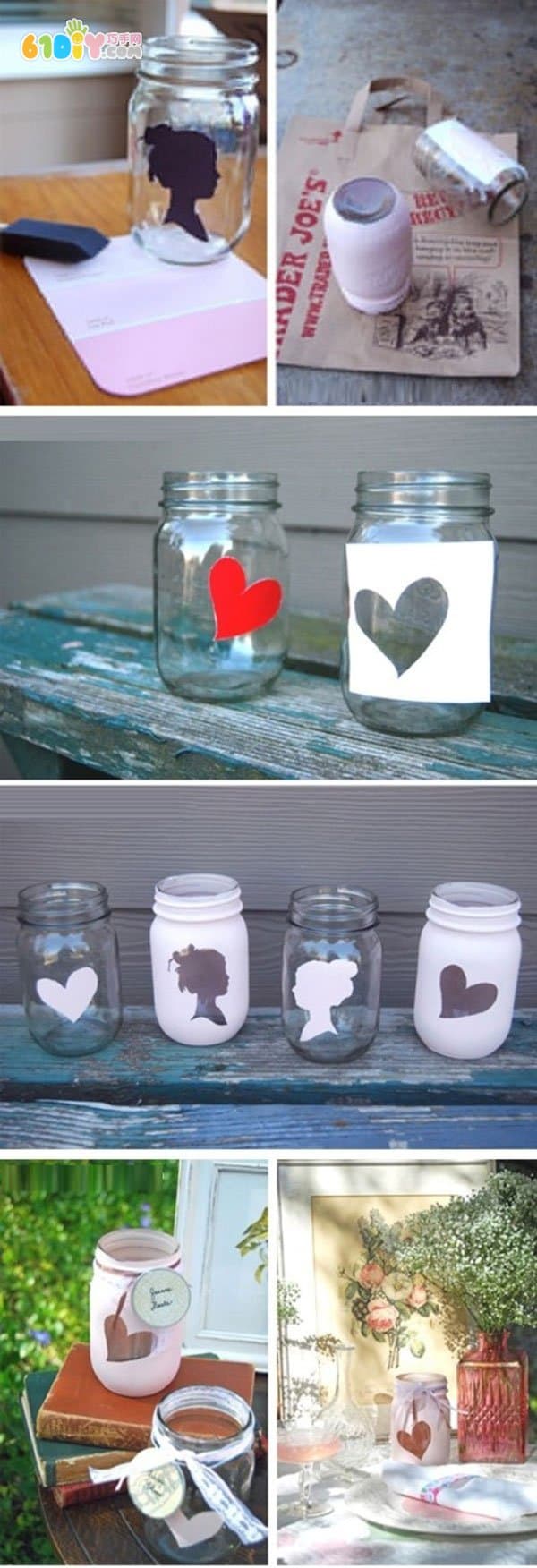 Love handmade romantic vase making