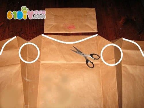 Leather Color Paper Bag for Indian Environmental Protection Clothing