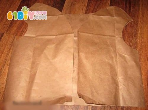 Leather Color Paper Bag for Indian Environmental Protection Clothing