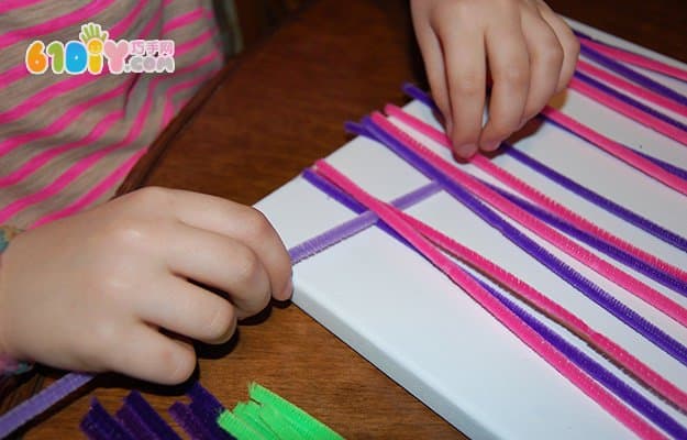 Hair root weaving DIY jar pen holder