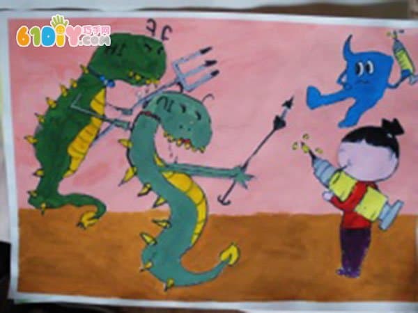 Dragon Boat Festival Children's Painting