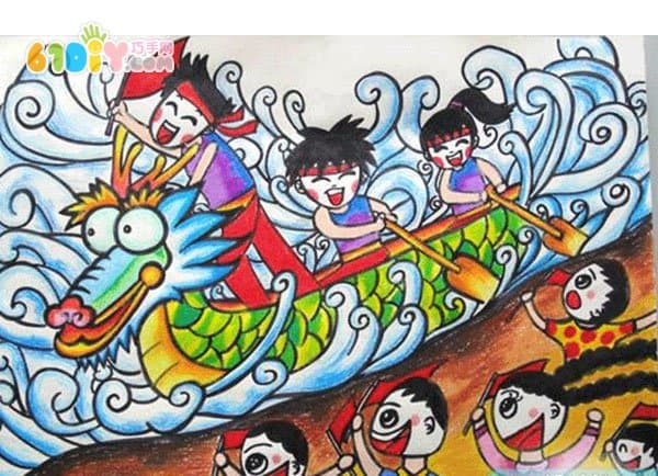 Dragon Boat Festival Children's Painting