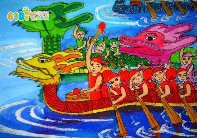 Dragon Boat Festival Children's Painting