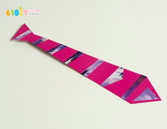 Father's Day DIY making paper tie