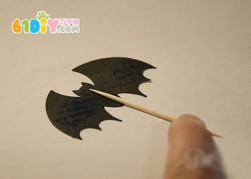 Halloween cake decoration bat