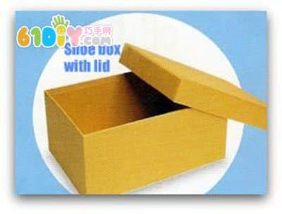 Shoe box making stationery storage box