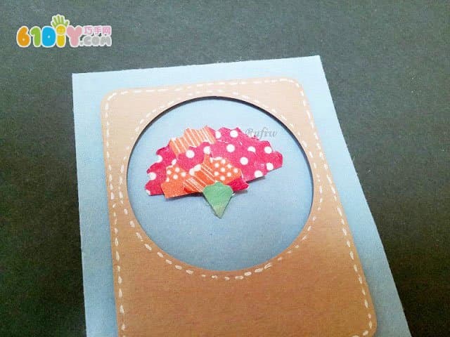 Carnation Greeting Card Making Steps