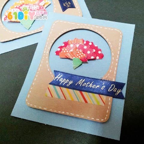 Carnation Greeting Card Making Steps