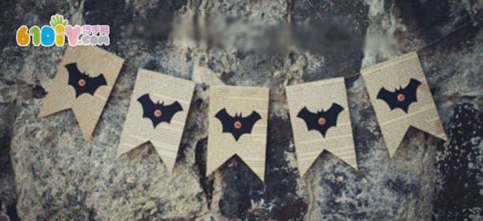 Simple Halloween Bat Ornaments