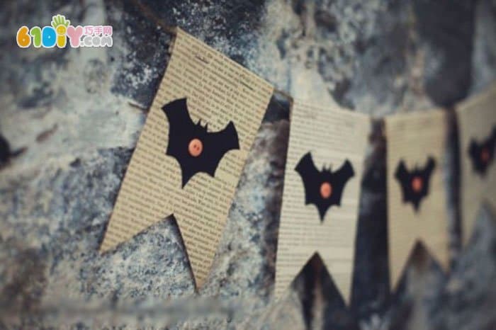 Simple Halloween Bat Ornaments