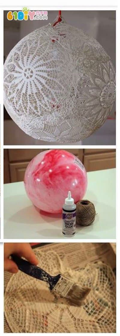 Mid-Autumn Festival Lantern Handmade Lace Lantern Making