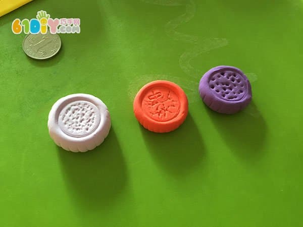 Mid-Autumn Festival Handmade Simple Clay Mooncake