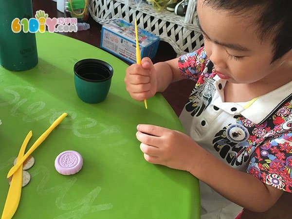 Mid-Autumn Festival Handmade Simple Clay Mooncake