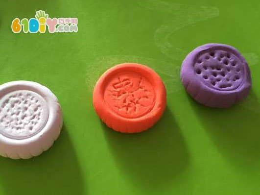 Mid-Autumn Festival Handmade Simple Clay Mooncake