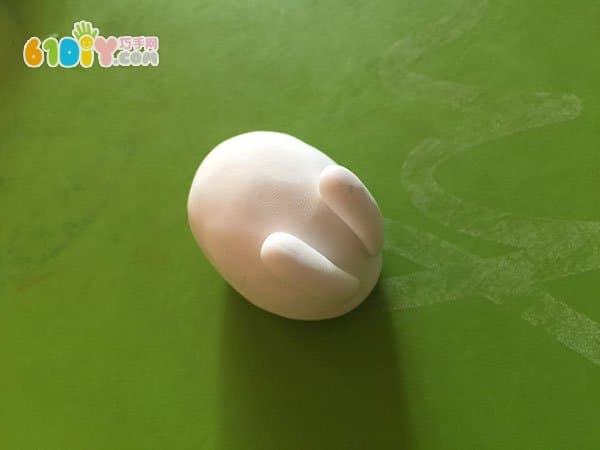 Mid-Autumn Festival clay making cute moon rabbit