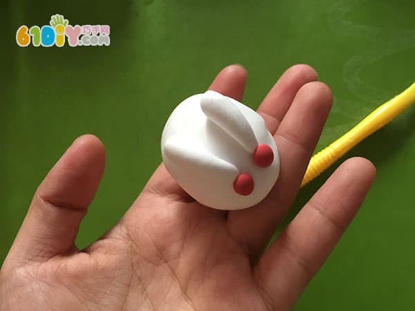 Mid-Autumn Festival clay making cute moon rabbit