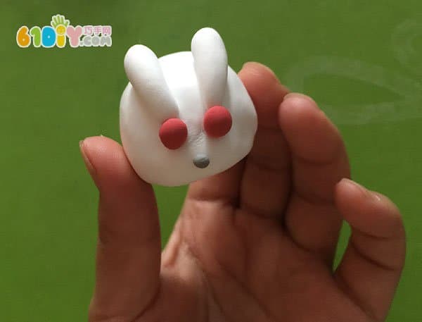 Mid-Autumn Festival clay making cute moon rabbit