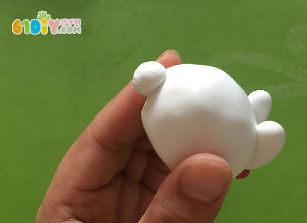 Mid-Autumn Festival clay making cute moon rabbit