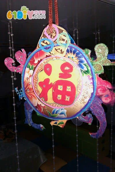 Kindergarten Mid-Autumn Festival Corridor Hanging Mooncake Box Lantern