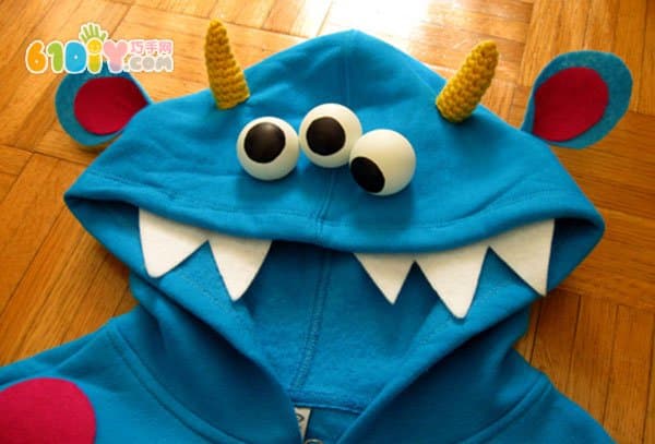 Halloween monster costume handmade