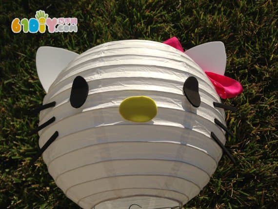 Mid-Autumn Festival handmade KITTY cat cartoon lantern making
