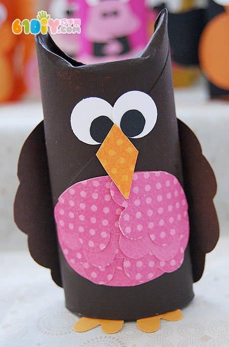 Cute roll paper animal handmade