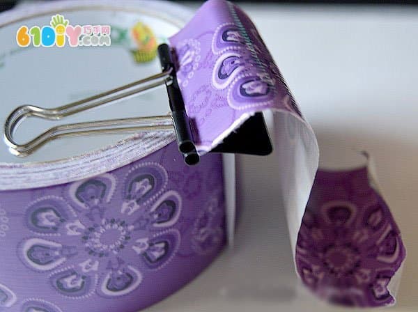 Tape Decoration to Make Beautiful Folders