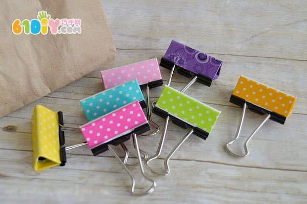 Tape Decoration to Make Beautiful Folders