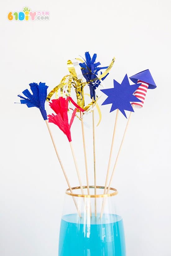 Holiday fireworks handmade