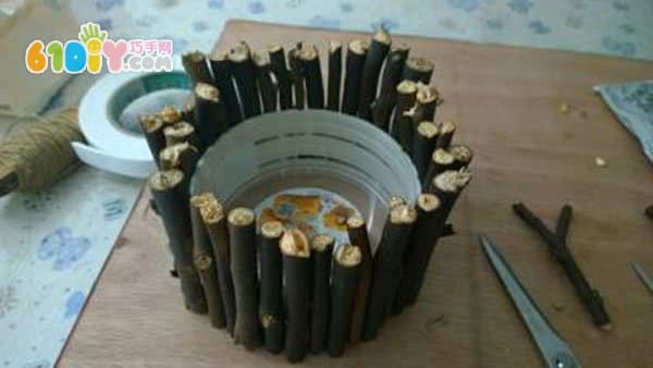 Handmade Branch Flower Pot