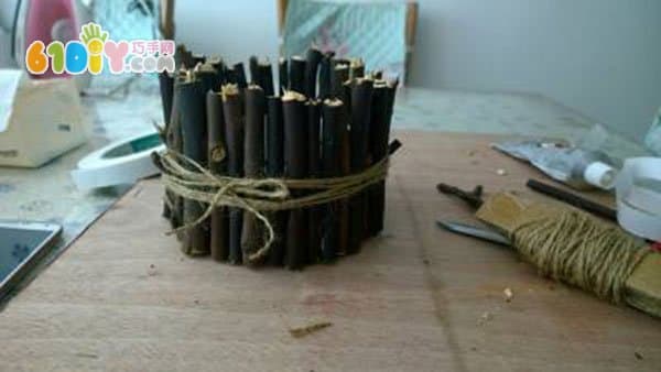 Handmade Branch Flower Pot