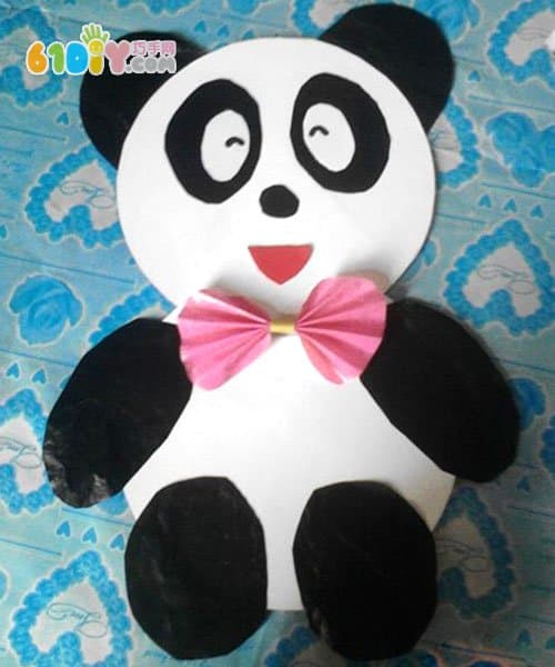 Children's DIY Disc Panda Handmade