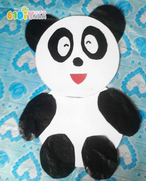 Children's DIY Disc Panda Handmade