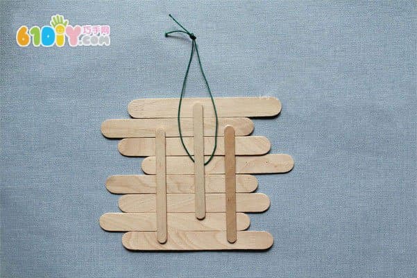 Handmade Ice Cream Stick Shell Ornaments