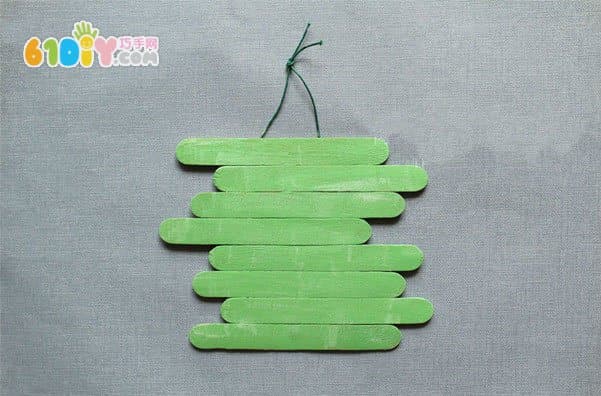Handmade Ice Cream Stick Shell Ornaments