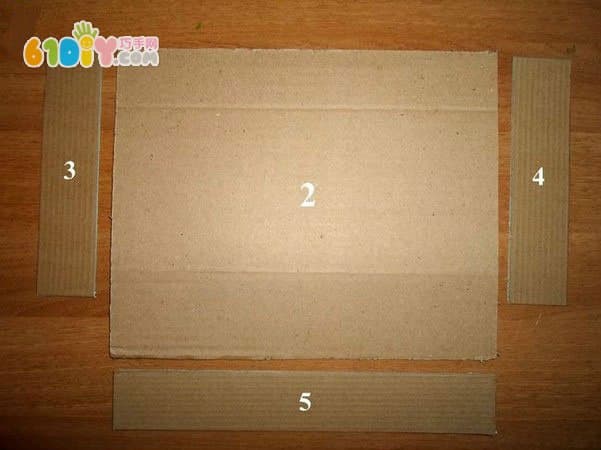 Children's Handmade Egg Shell Waste Cardboard Photo Frame