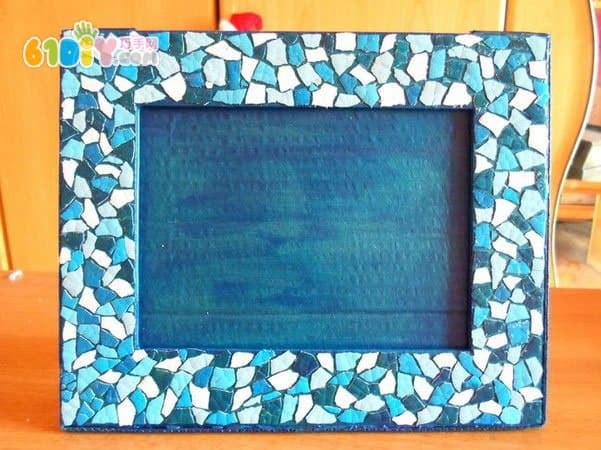 Children's Handmade Egg Shell Waste Cardboard Photo Frame