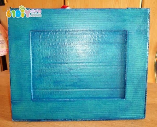 Children's Handmade Egg Shell Waste Cardboard Photo Frame