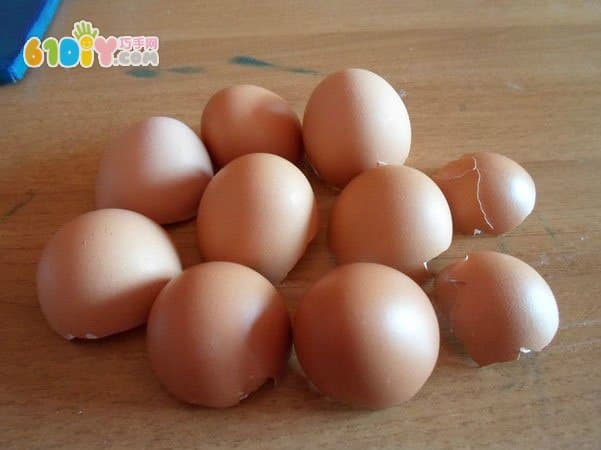 Children's Handmade Egg Shell Waste Cardboard Photo Frame