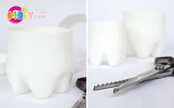 Love Tooth Day Handmade Bottle Making Cute Baby Toothbrush Cup