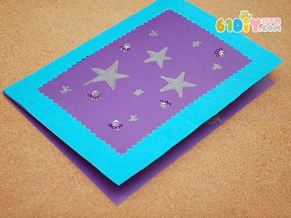 Teacher's Day Homemade Simple and Beautiful Star Card