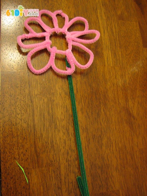 Teacher's Day Children's Handmade Making Hairy Flowers