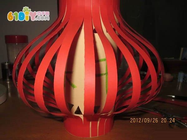 Kindergarten paper lanterns handmade