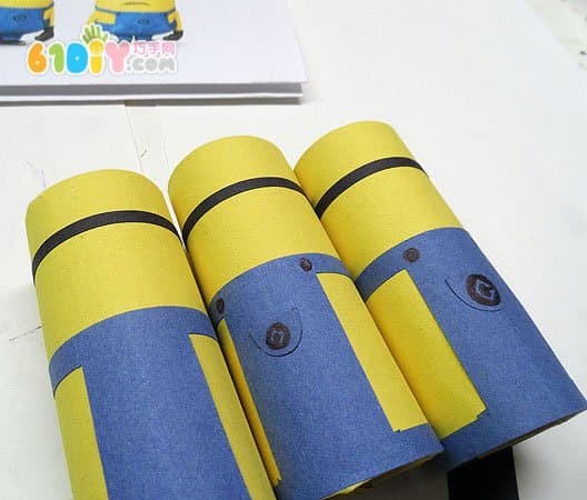 Children's manual tutorial How to make paper tube Xiao Huangren