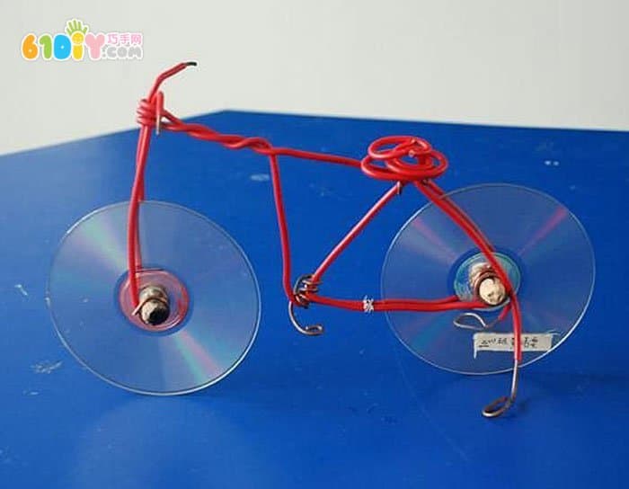 CD waste utilization - bicycle