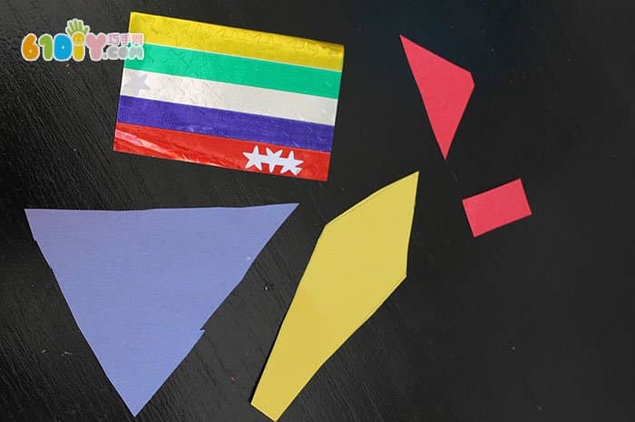 Children's handmade paper plane